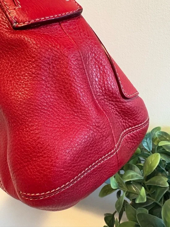 Bally Pebbled Leather Shoulder Bag EUC - Picture 6 of 10